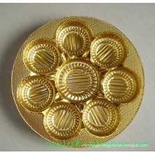 Low Price Metallized PVC with Gold and Silver